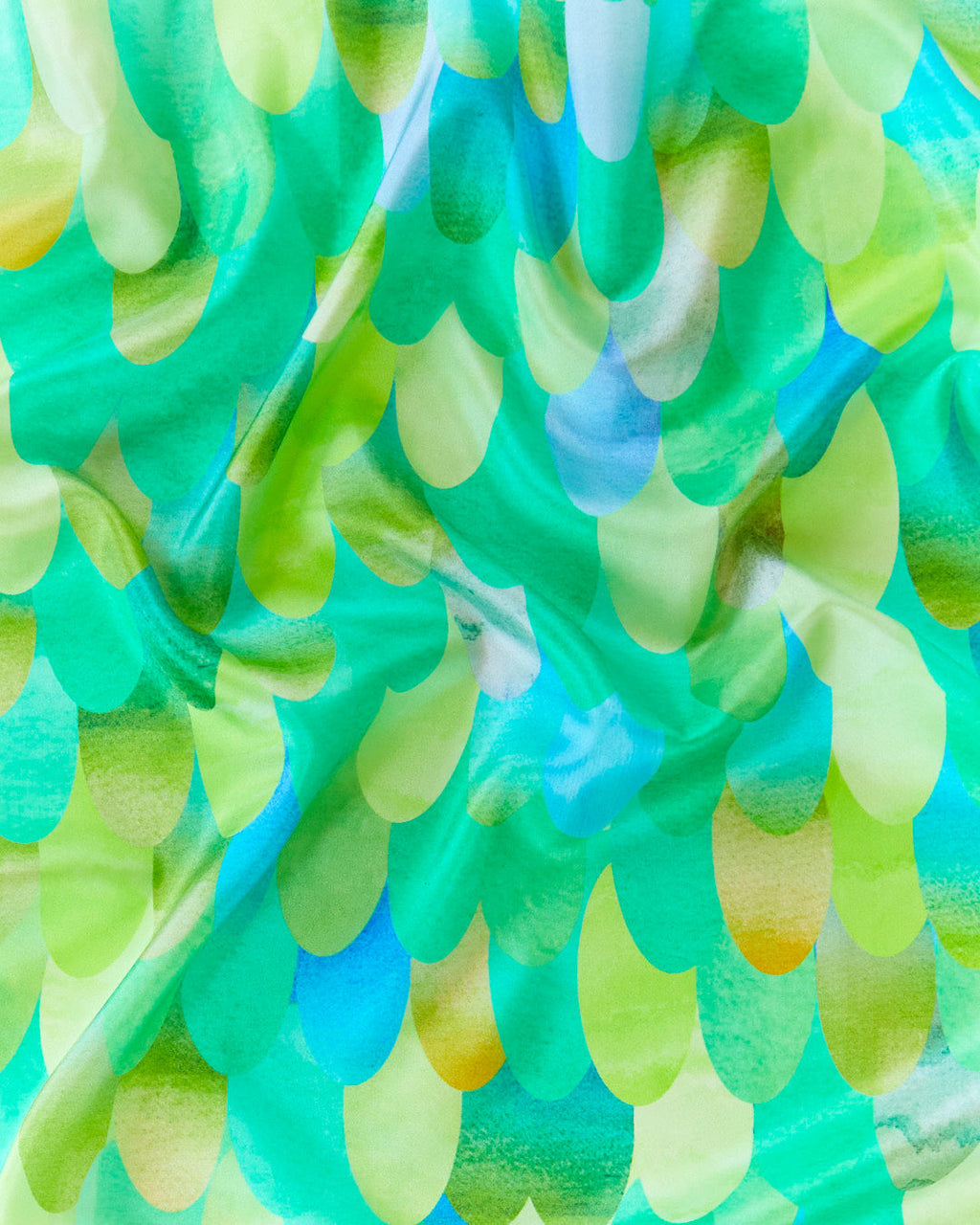 Green Dinosaur Scales Playsilk