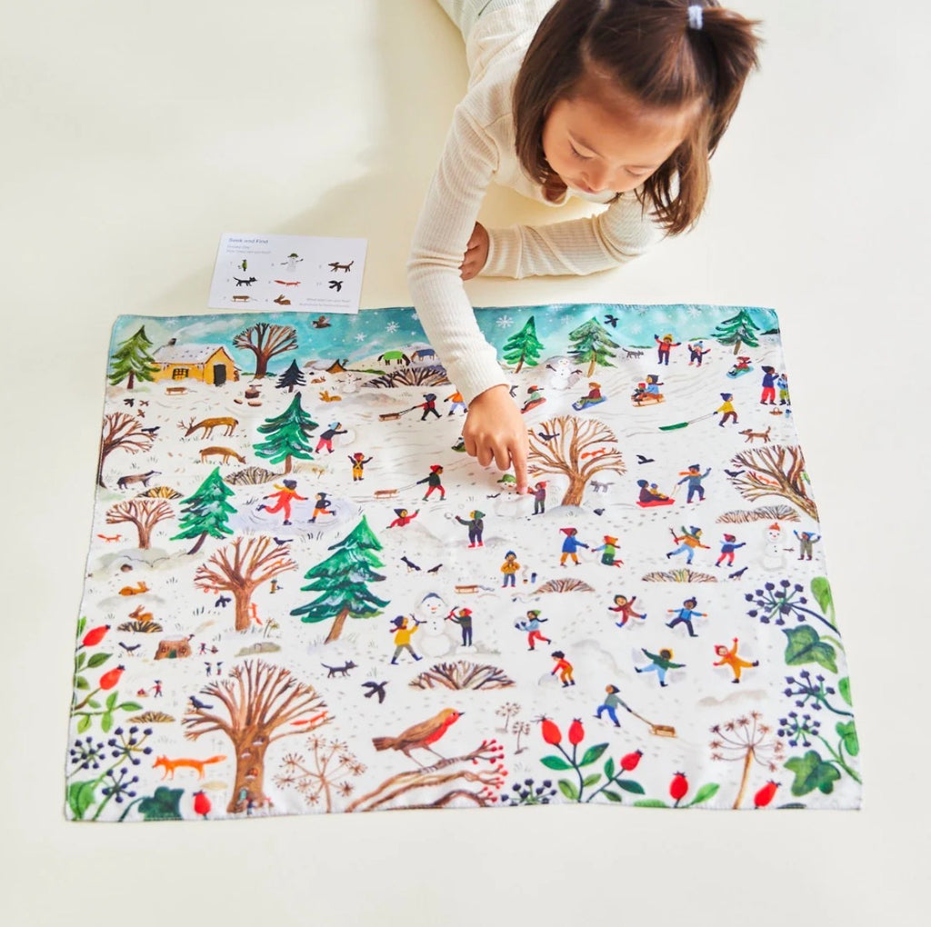 Snow Seek & Find Playsilk