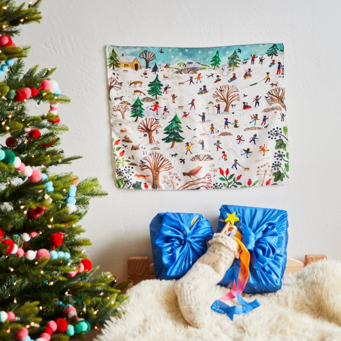 Snow Seek & Find Playsilk