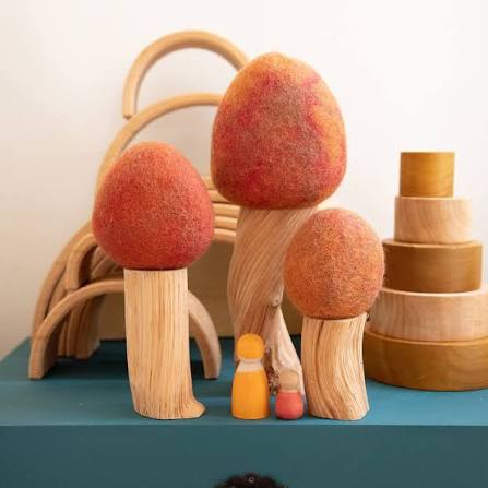 Papoose Four Seasons Trees Set of 3