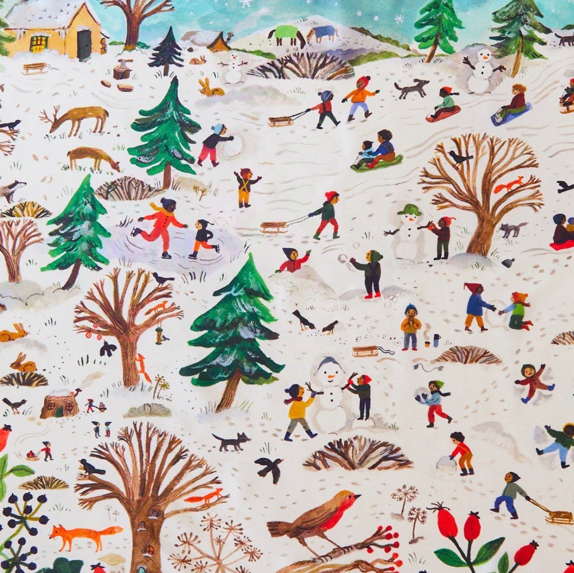 Snow Seek & Find Playsilk