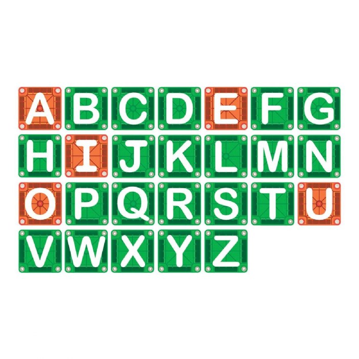 microMAGS LEARN Letters™ - 56 Piece Set