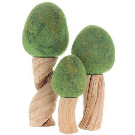 Papoose Four Seasons Trees Set of 3
