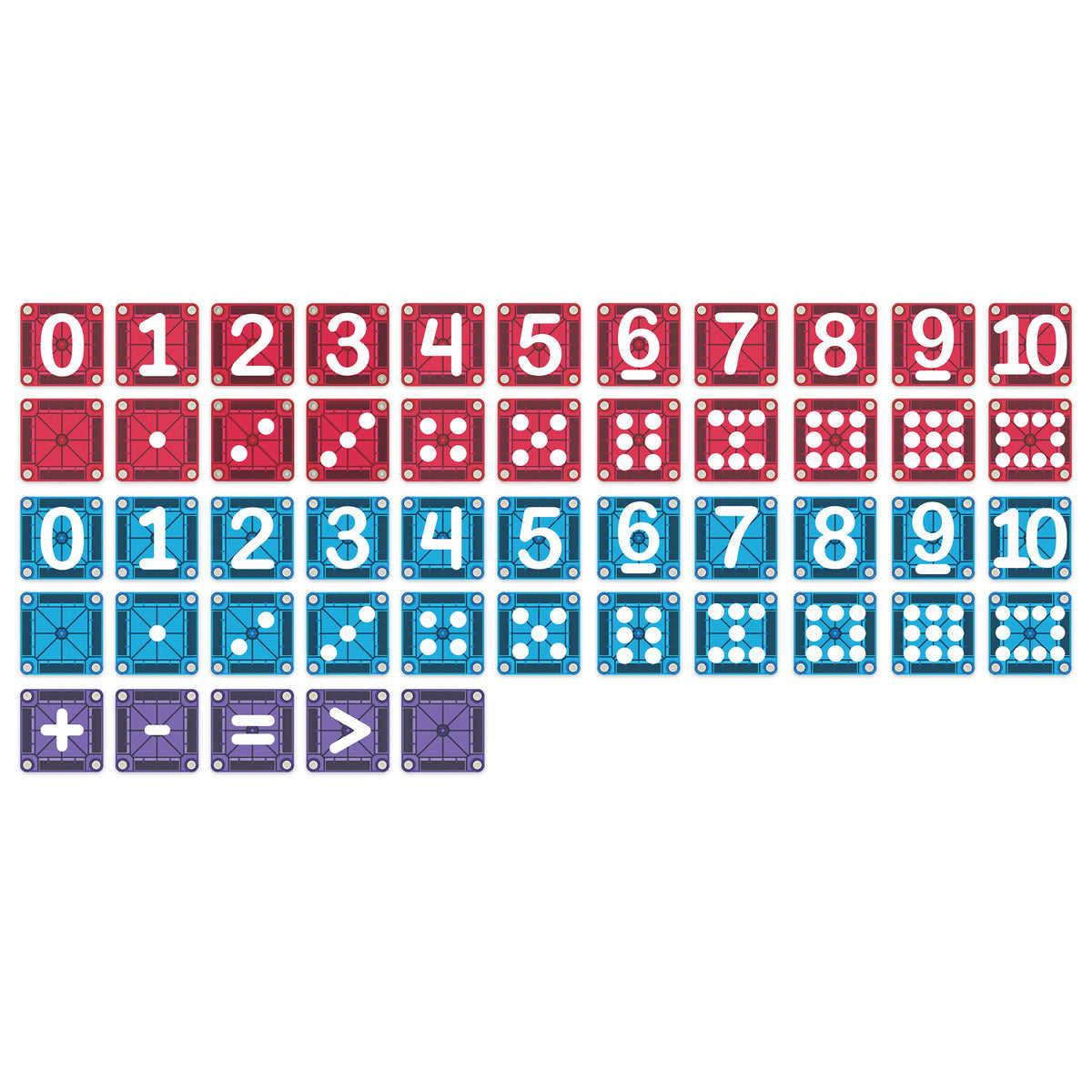 microMAGS LEARN Numbers™ - 56 Piece Set