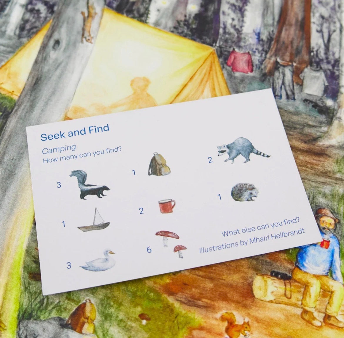 Camping Seek & Find