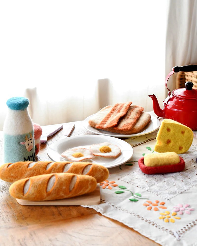 Tara Treasures Felt Bacon and Eggs