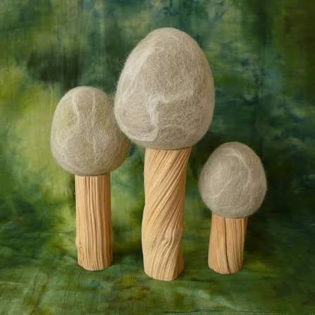 Papoose Four Seasons Trees Set of 3