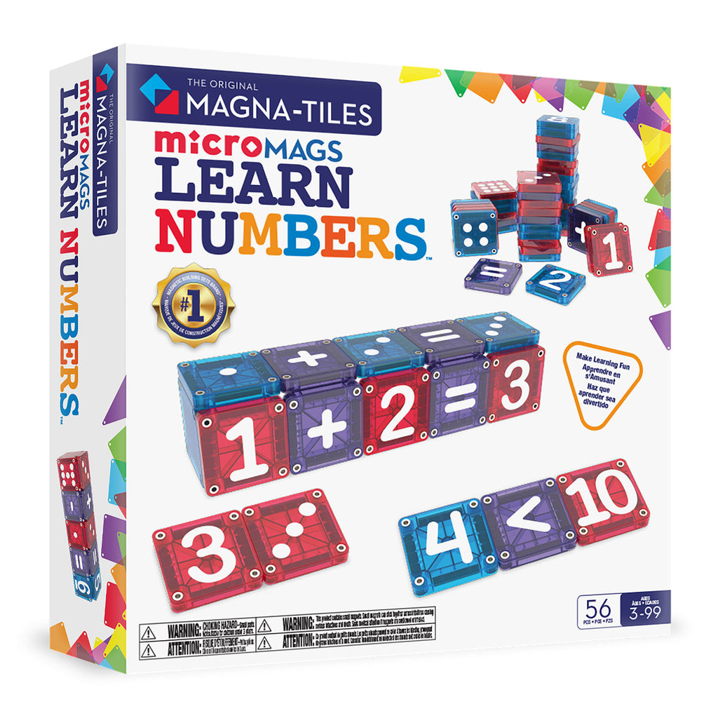 microMAGS LEARN Numbers™ - 56 Piece Set