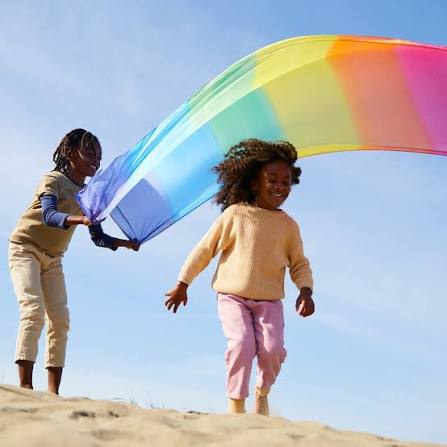 Giant Rainbow Playsilk