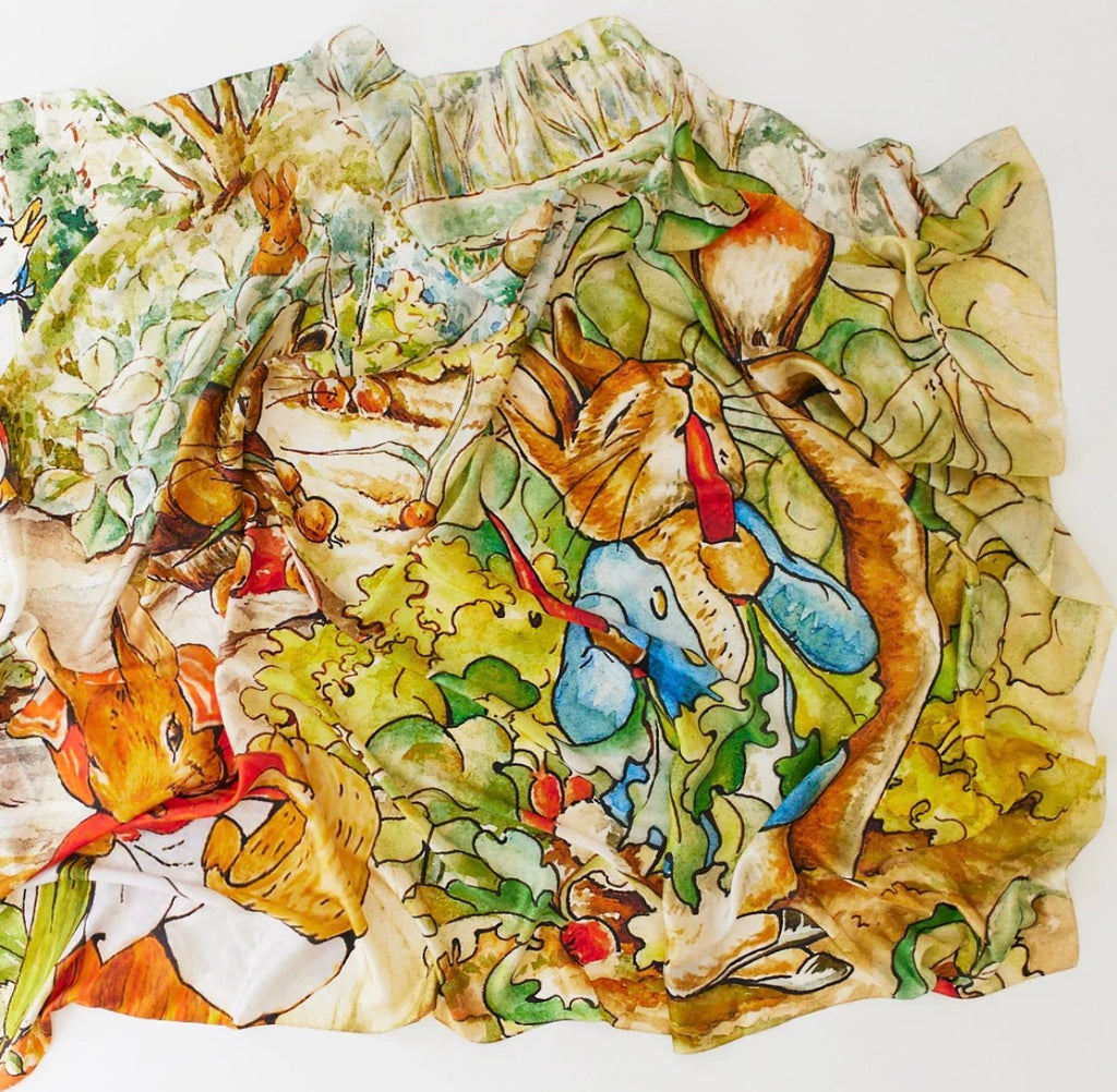 Double Beatrix Potter Playsilk