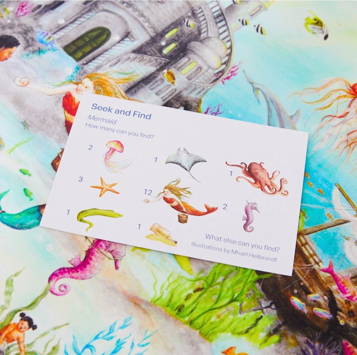 Mermaid Seek and Find Playsilk