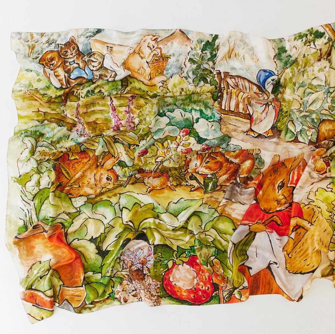 Double Beatrix Potter Playsilk