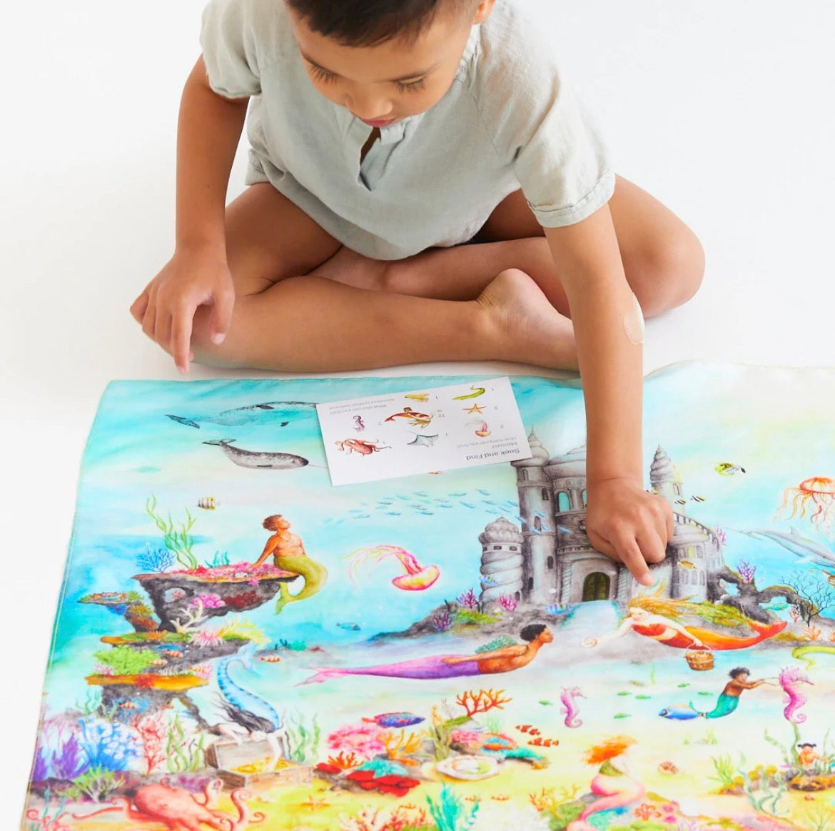 Mermaid Seek and Find Playsilk