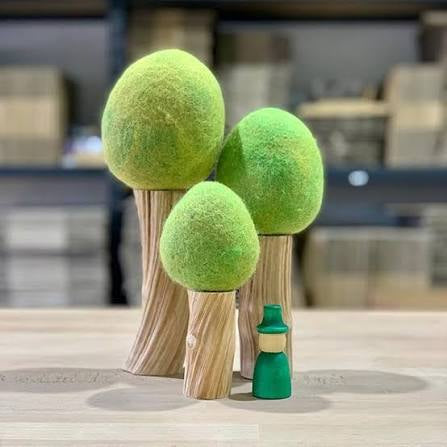 Papoose Four Seasons Trees Set of 3