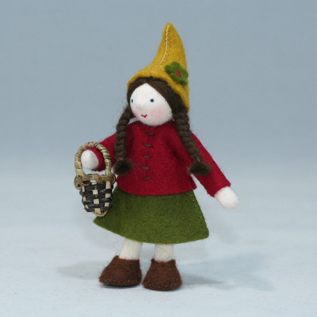 Ambrosius Forest Gnome Family - Big Sister with Doll