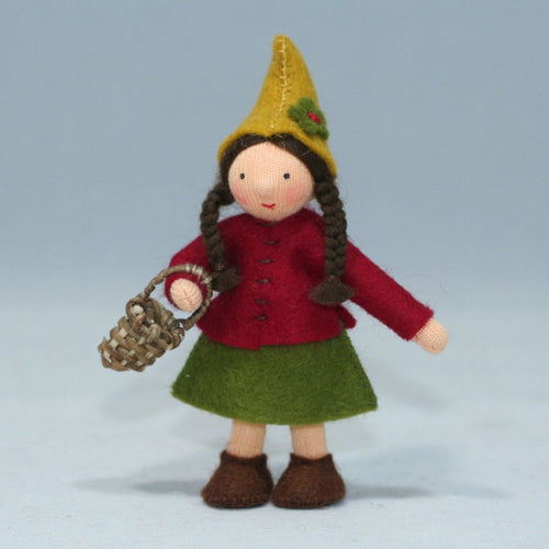 Ambrosius Forest Gnome Family - Big Sister with Doll