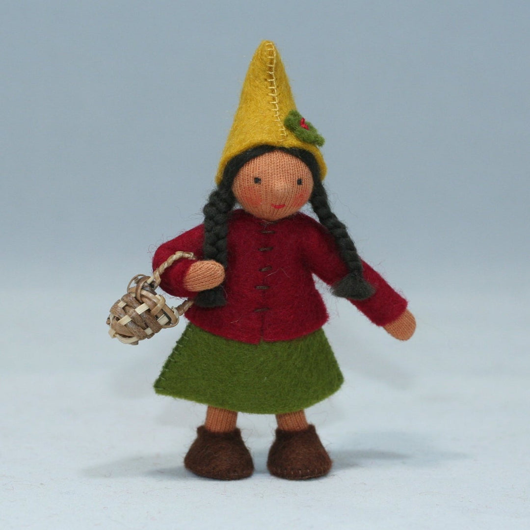Ambrosius Forest Gnome Family - Big Sister with Doll