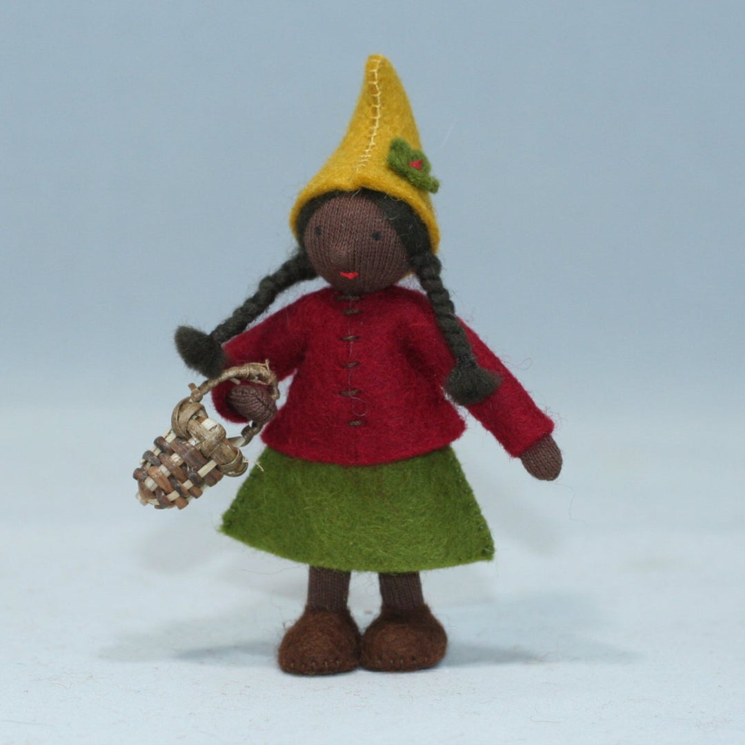 Ambrosius Forest Gnome Family - Big Sister with Doll