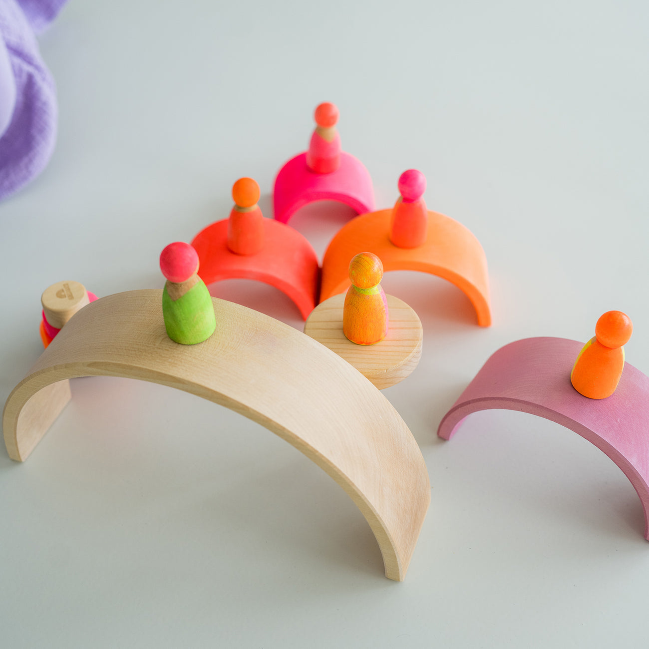 Grimm’s Neon Pink 10-piece Rainbow