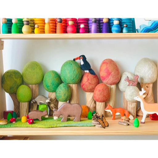 Papoose Four Seasons Trees Set of 3