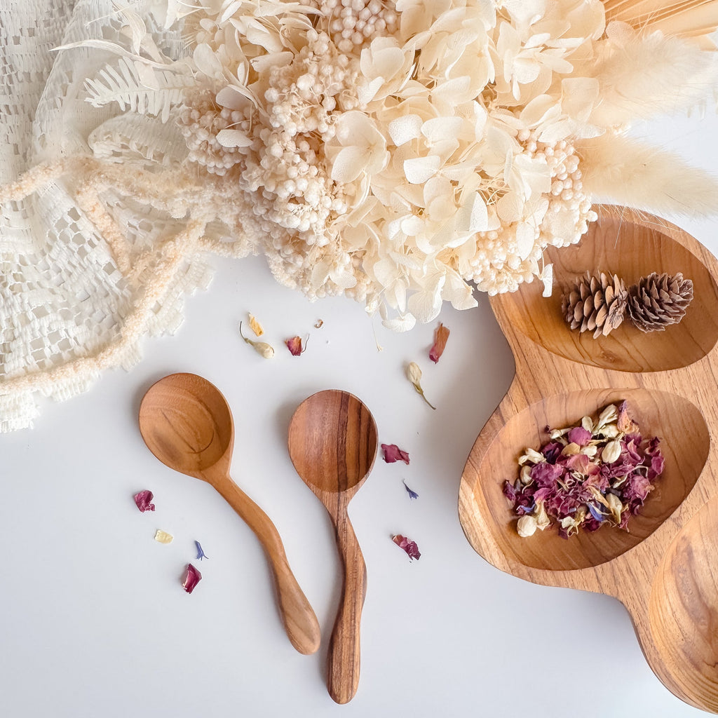 Papoose Teak Moon Spoon