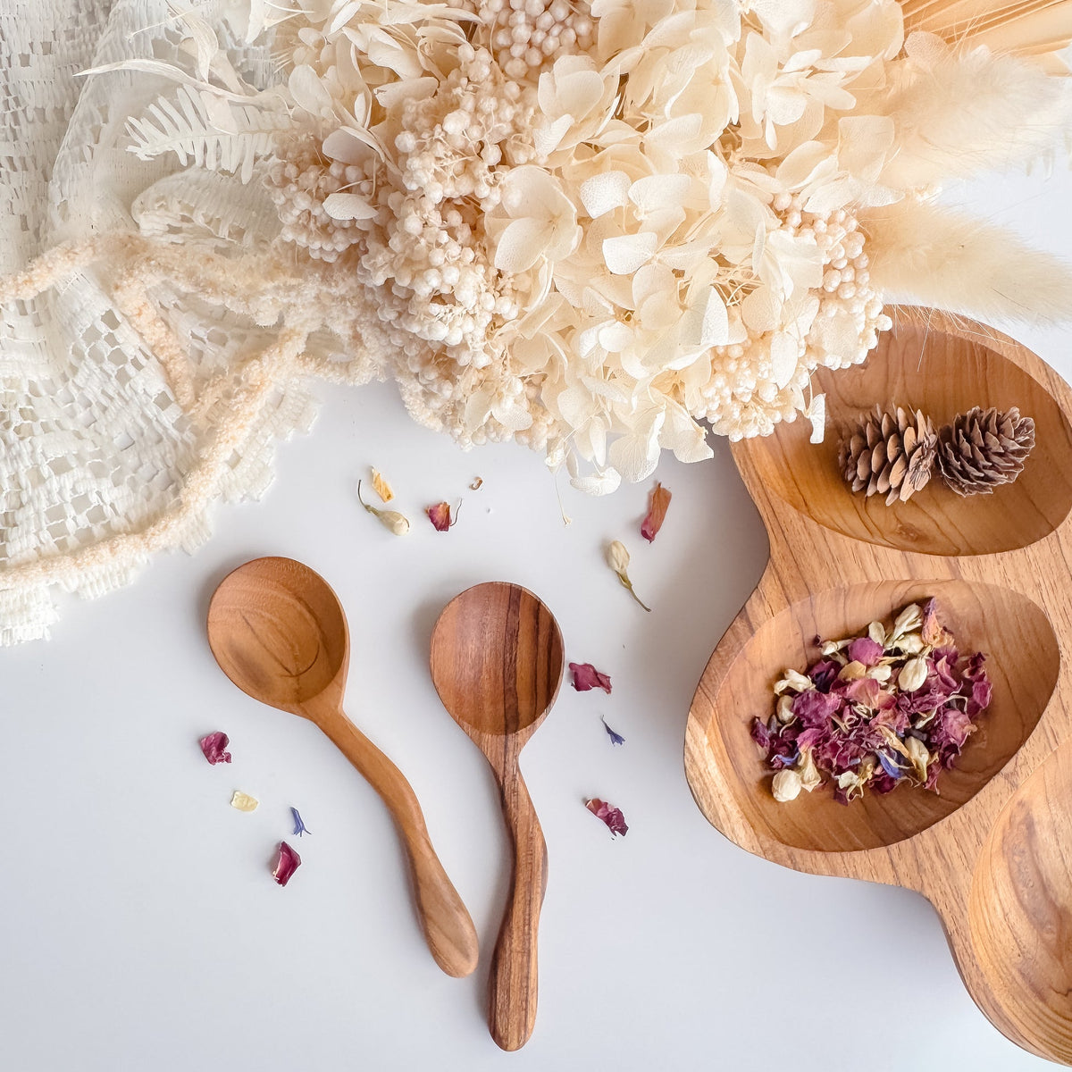 Papoose Teak Moon Spoon