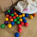 Grapat Wooden Marbles - 36 pieces