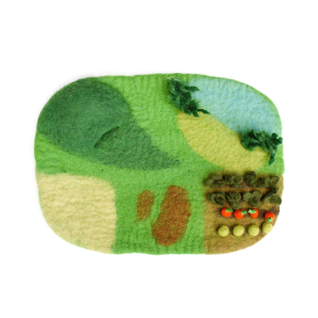 Tara Treasures Farm Felt Play Mat Playscape