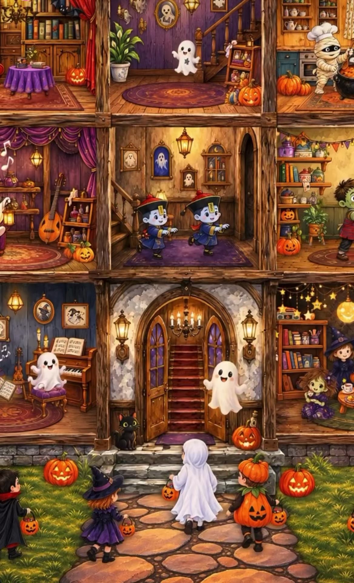 Spooky Friends Playcloth